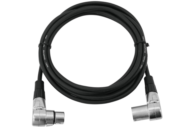 Cablu pentru microfon Omnitronic Mic Cable XLR Angled 3m