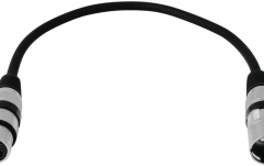 Cablu pentru microfon Omnitronic XLR cable 3pin 0.2m bk