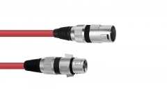 Cablu pentru microfon Omnitronic XLR cable 3pin 1m rd