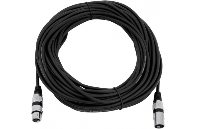 Cablu pentru microfon Omnitronic XLR cable 3pin 20m bk