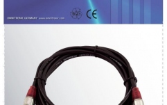 Cablu pentru microfon Omnitronic XLR cable 3pin 5m bk/rd