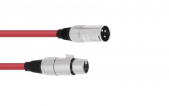 Cablu pentru microfon Omnitronic XLR cable 3pin 5m rd