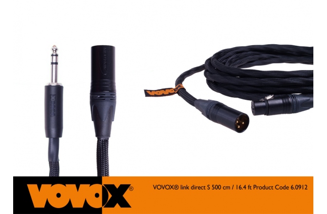 Cablu Premium Vovox Link Direct S TRS-XLR 500
