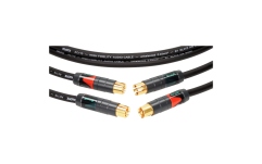 Cablu RCA 
 Klotz our audiophile high end RCA cablegold-plated contacts - 5 m - 2 pieces (1 box)