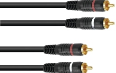 Cablu RCA Omnitronic Dual RCA Cable 1.5m