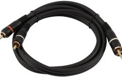 Cablu RCA Omnitronic Dual RCA Cable 1.5m