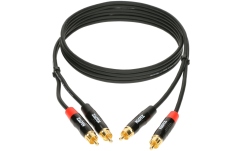 Cablu RCA profesional Klotz MiniLink Pro stereo twin cable with gold-plated metal rca plugs - 6m