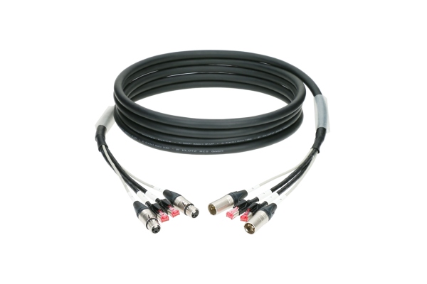CAT5e & audio hybrid cable2x RJ45 + 2x XLR 3p - 70 m CAT5e & audio hybrid cable2x RJ45 + 2x XLR 3p - 70 m