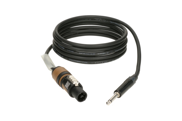 2x 1.5 mm² speaker cable PVCspeakON 2p F (NL2FXX) - jack 2p M - 10 m
