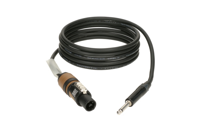 Cablu speakON flexibil Klotz 2x 1.5 mm² speaker cable PVCspeakON 2p F (NL2FXX) - jack 2p M - 3 m