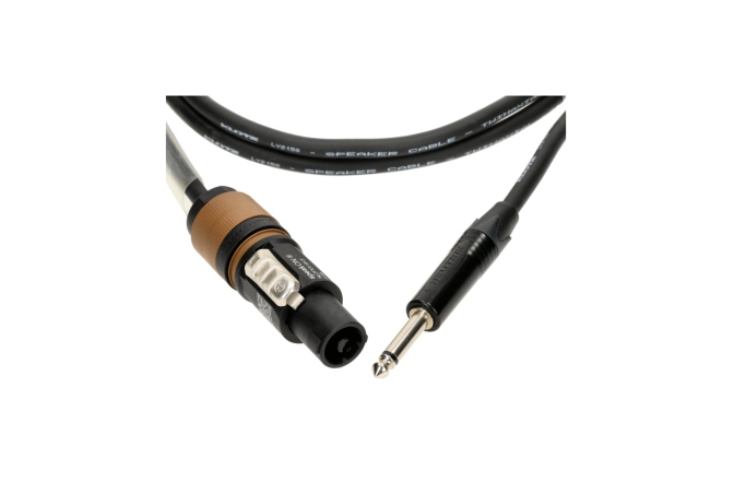 Cablu speakON flexibil Klotz 2x 1.5 mm² speaker cable PVCspeakON 2p F (NL2FXX) - jack 2p M - 3 m