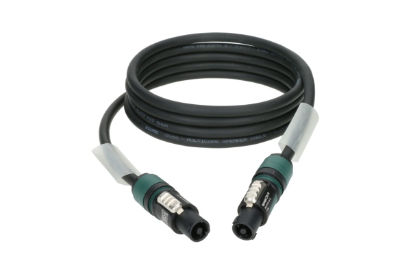 4x 2.5 mm² speaker cable PVCspeakON 4p F/F with plastic shell (NL4FXX) - 2x transparent - 50 m 4x 2.5 mm² speaker cable PVCspeakON 4p F/F with plastic shell (NL4FXX) - 2x transparent - 50 m