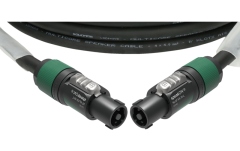Cablu speakON flexibil Klotz 4x 4.0 mm² speaker cable PVCspeakON 4p F/F with plastic shell (NL4FXX) - 2x transparent - 15 m