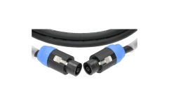 Cablu speakON flexibil Klotz 8x 2.5 mm² speaker cable PVCspeakON 8p F/F with plastic shell - 2x transparent - 5 m