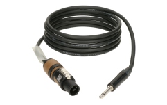 Cablu speakON jack Klotz 2x 1.5 mm² speaker cable PVCspeakON 2p F (NL2FXX) - jack 2p M - 1 m