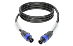 Cablu speakON profesional Klotz 2x 4.0 mm² speaker cable PVCspeakON 4p F/F with plastic shell (NL4FX) - 5 m