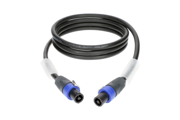 2x 4.0 mm² speaker cable PVCspeakON 4p F/F with plastic shell (NL4FX) - 5 m 2x 4.0 mm² speaker cable PVCspeakON 4p F/F with plastic shell (NL4FX) - 5 m