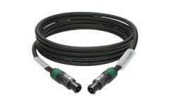 Cablu speakON profesional Klotz 4x 4.0 mm² speaker cable PVCspeakON 4p F/F with plastic shell (NL4FXX) - 2x transparent - 70 m