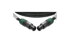 Cablu speakON profesional Klotz 4x 4.0 mm² speaker cable PVCspeakON 4p F/F with plastic shell (NL4FXX) - 2x transparent - 70 m