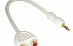 Cablu splitter 1 x Jack3.5 tata la 2 x RCA mama  Audioquest FLX Mini/RCA Splitter 15cm