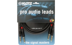 Cablu stereo clape Klotz pro stereo keyboard cablejack plug: straight - straight - 6 m