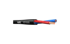 Cablu tubular boxe Klotz installation speaker cable - LHC2x 2.5 mm² - PVC - 200 m