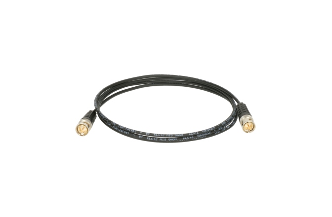 Cablu UHD BNC-BNC Klotz ultra thin super flex UHD patch cable - BNC slim plug - BNC slim plug for HD / UHD / 12G / 4K / 8K - UHD 12G - 0,5 m
