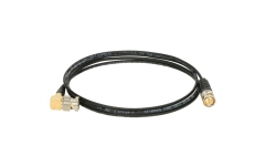 Cablu UHD BNC Klotz ultra thin super flex UHD patch cable - BNCPro angled plug - BNCslim plug for HD / UHD / 12G / 4K / 8K - 1,5 m