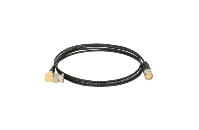 Cablu UHD BNC Klotz ultra thin super flex UHD patch cable - BNCPro angled plug - BNCslim plug for HD / UHD / 12G / 4K / 8K - 1,5 m