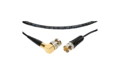 Cablu UHD BNC Klotz ultra thin super flex UHD patch cable - BNCPro angled plug - BNCslim plug for HD / UHD / 12G / 4K / 8K - 1,5 m