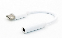 Cablu USB-C - Jack mic Well Adaptor USB-C tata - jack 3.5mm mama 11cm Well