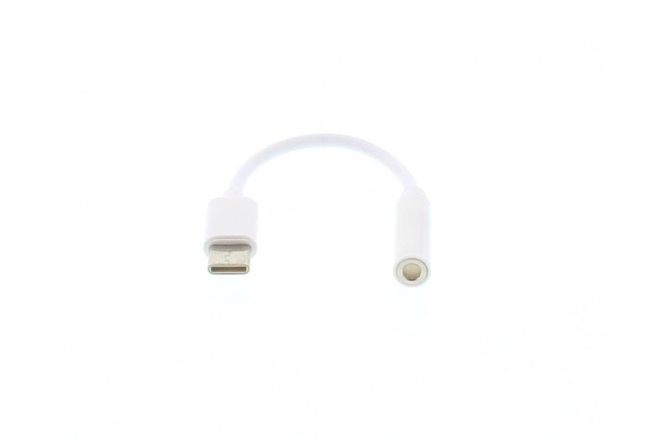 Cablu USB-C - Jack mic Well Adaptor USB-C tata - jack 3.5mm mama 11cm Well