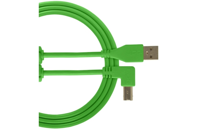 Cablu USB UDG Ultimate Audio Cable USB 2.0 A-B Angled 1m - Green 