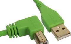 Cablu USB UDG Ultimate Audio Cable USB 2.0 A-B Angled 1m - Green 
