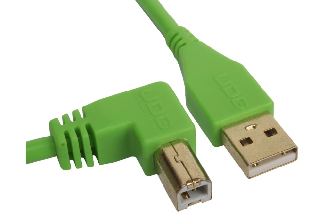 Cablu USB UDG Ultimate Audio Cable USB 2.0 A-B Angled 1m - Green 