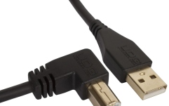 Cablu USB UDG Ultimate Audio Cable USB 2.0 A-B Angled 2m - Black