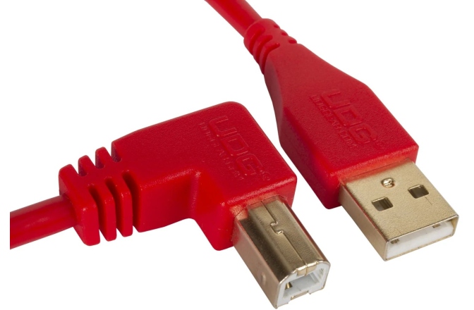 Cablu USB UDG Ultimate Audio Cable USB 2.0 A-B Angled 2m - Red