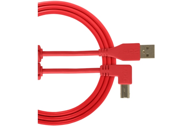 Cablu USB UDG Ultimate Audio Cable USB 2.0 A-B Angled 3m - Red