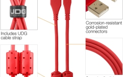 Cablu USB UDG Ultimate Audio Cable USB 2.0 A-B Angled 3m - Red