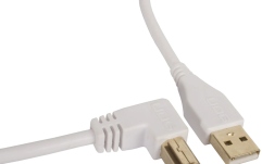 Cablu USB UDG Ultimate Audio Cable USB 2.0 A-B Angled 3m - White