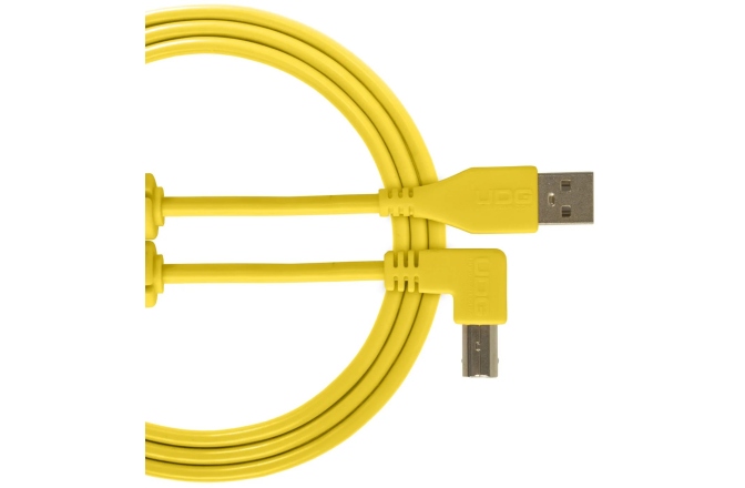 Cablu USB UDG Ultimate Audio Cable USB 2.0 A-B Angled 3m - Yellow