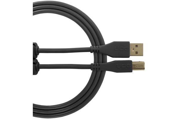 Ultimate Audio Cable USB 2.0 A-B Straight  1m - Black