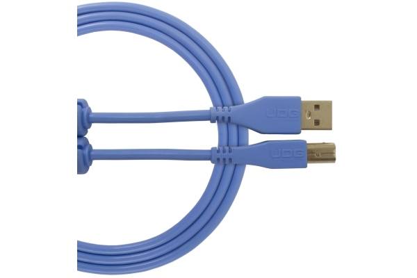 Ultimate Audio Cable USB 2.0 A-B Straight 1m - Blue