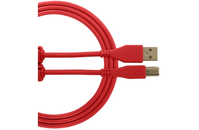 Cablu USB UDG Ultimate Audio Cable USB 2.0 A-B Straight 1m - Red