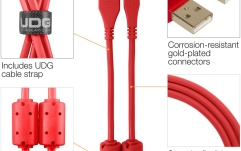 Cablu USB UDG Ultimate Audio Cable USB 2.0 A-B Straight 1m - Red