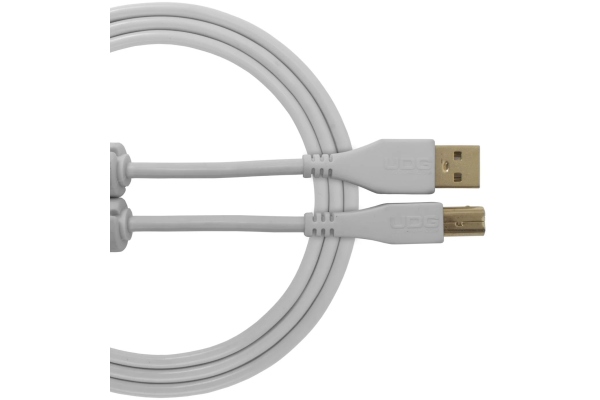Ultimate Audio Cable USB 2.0 A-B Straight 1m - White Ultimate Audio Cable USB 2.0 A-B Straight 1m - White