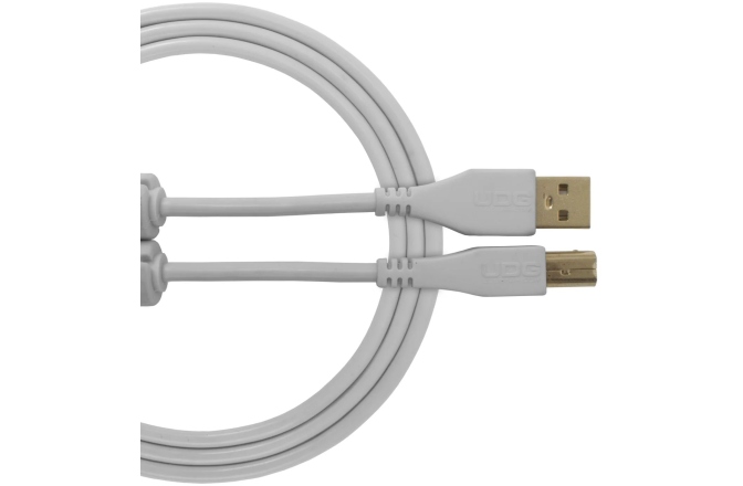Cablu USB UDG Ultimate Audio Cable USB 2.0 A-B Straight 1m - White