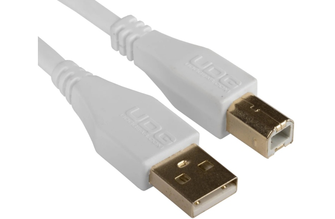 Cablu USB UDG Ultimate Audio Cable USB 2.0 A-B Straight 1m - White