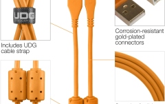 Cablu USB UDG Ultimate Audio Cable USB 2.0 A-B Straight 2m - Orange