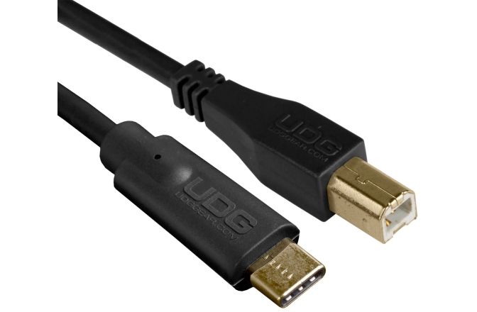 Cablu USB UDG Ultimate Audio Cable USB 2.0 B-C Straight 1.5m - Black